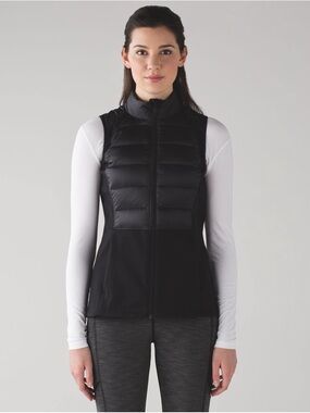 Lululemon Down Huddle Vest in Black